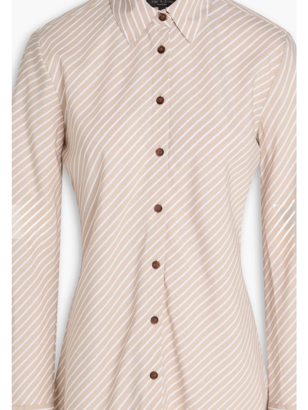 NWT RAG & BONE
Sylvia Stripe Long-Sleeve Women’s Dress Shirt SZ S - Picture 2 of 8